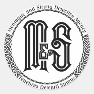 Rond Sticker du logo M&S