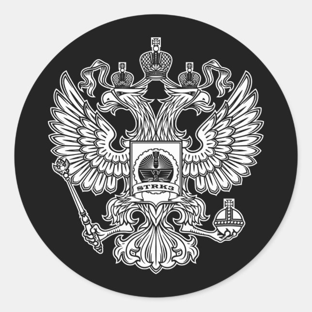 Rond Sticker du logo Strk3 Crest (Devant)