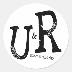 Rond Sticker du logo U&R