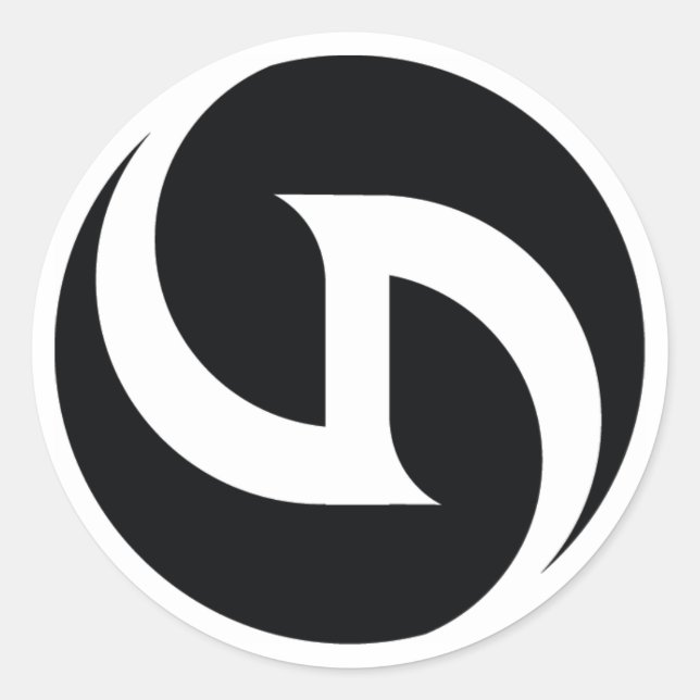 Rond Sticker du logo vDream (Devant)