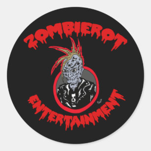 Rond Sticker du logo Zombie Xtoph