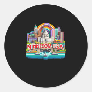 Rond Sticker du Minnesota