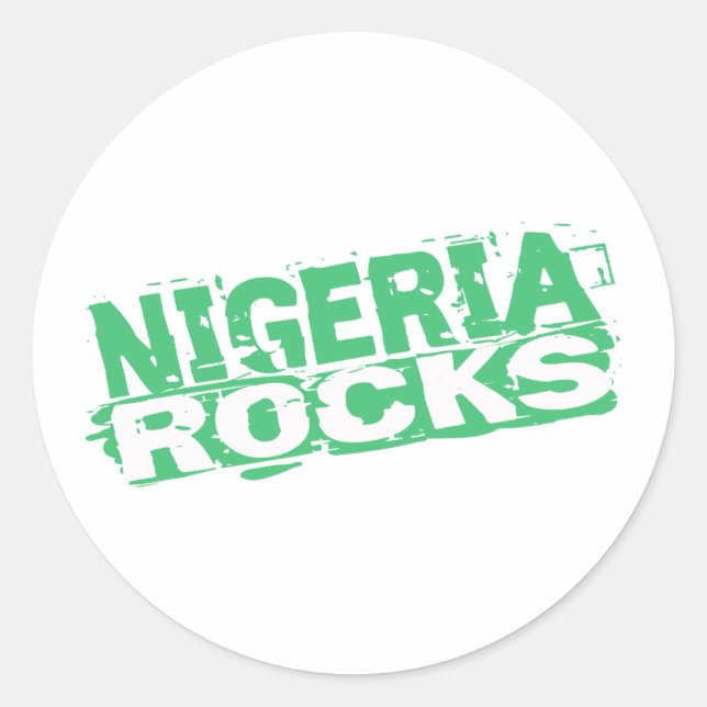 Rond Sticker du Nigeria (Devant)