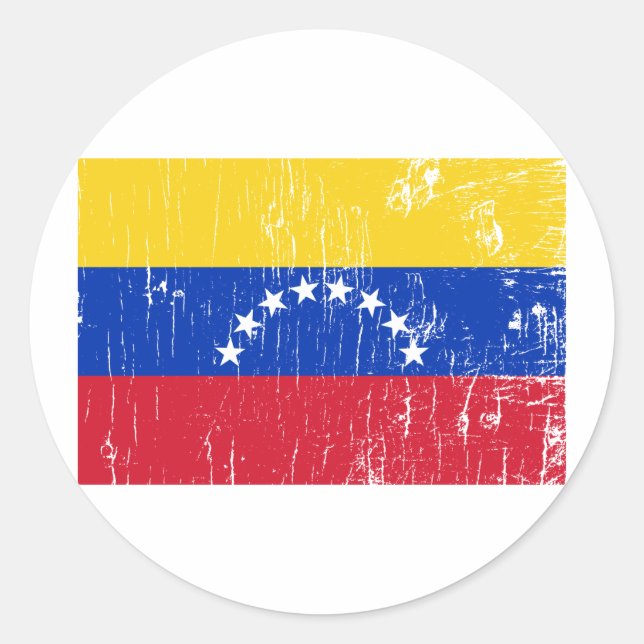 Rond Sticker du Venezuela (Devant)