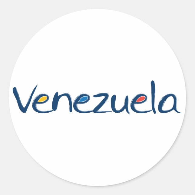 Rond Sticker du Venezuela (Devant)
