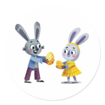 Sticker Easter Bunny Exchange