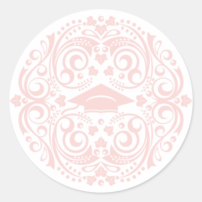 Rond Sticker élégant (Devant)