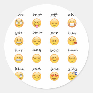 Rond Sticker Emoji