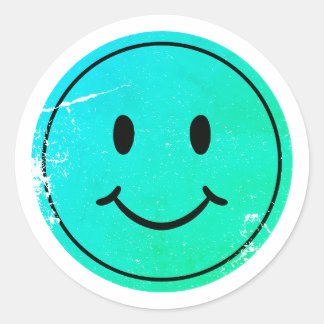 Rond Sticker Emoji Smile