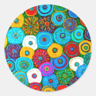 Rond Sticker en cercle complet