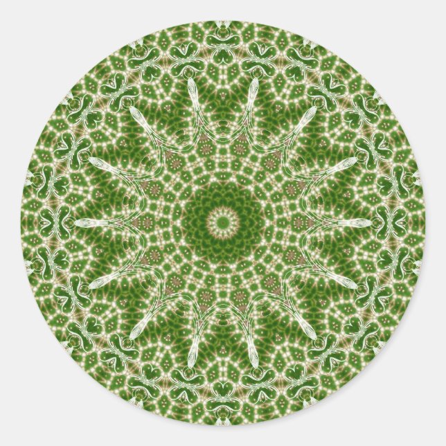 Rond Sticker en dentelle de forêt (Devant)