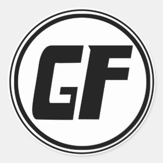 Rond Sticker en gros cercle GF