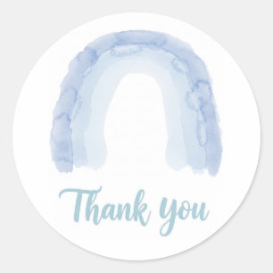 ROND STICKER EN MERCI DE RAINBOW