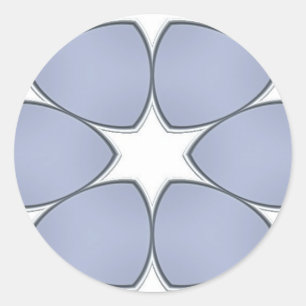 Rond Sticker en mosaïque