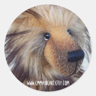 Rond Sticker en peluche