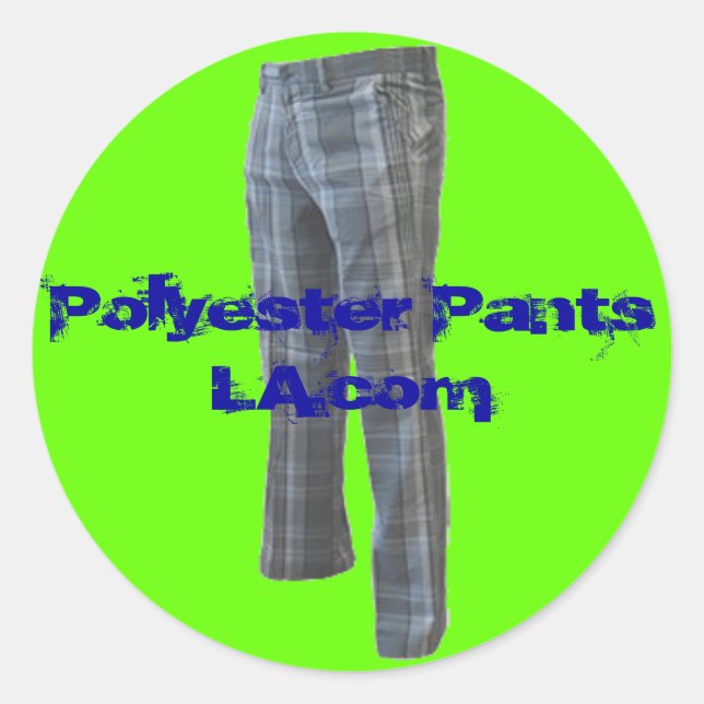 Rond Sticker en polyester Pants LA Logo (Devant)