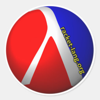 Rond Sticker en raquette avec URL