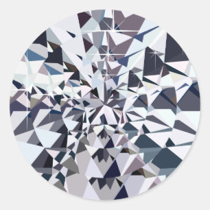 Rond Sticker en strass classique