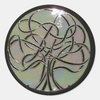 Rond sticker en verre tendu (Lifes Lights)