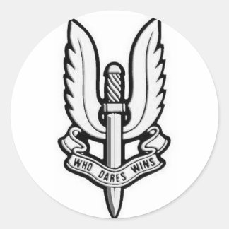 Rond Sticker en vinyle Emblem SAS