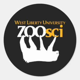 Rond Sticker en vinyle WLU Zoo Science 3"