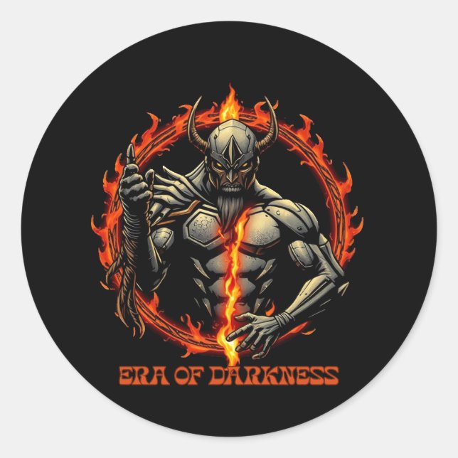 Rond Sticker Era of Darkness - Ember Ring Warrier Emble (Devant)