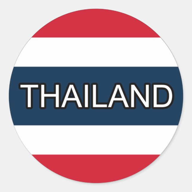 Rond Sticker Euro Thaïlande (Devant)