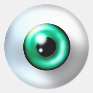 Rond Sticker Eyeball