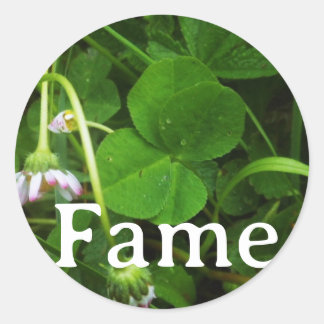 Rond Sticker 'Fame'