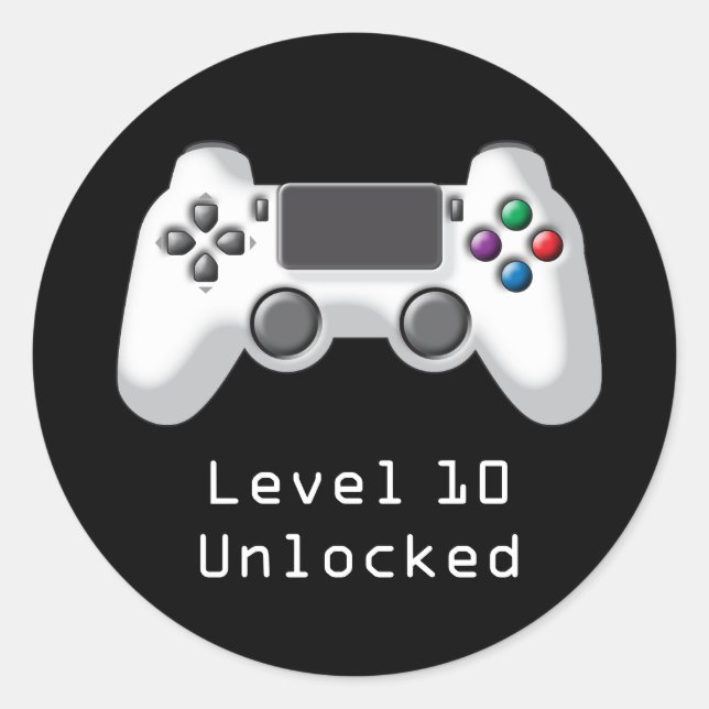 Rond Sticker Faveur du contrôleur de jeu (Devant)