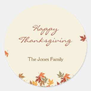Rond Sticker Favour de automne