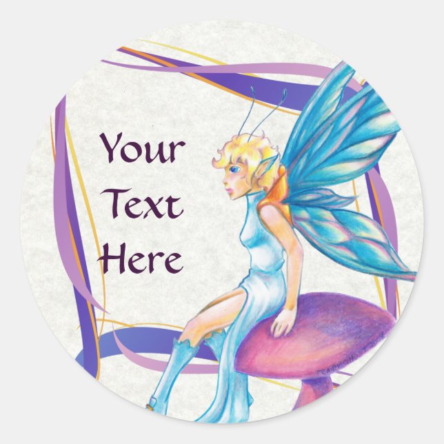Rond Sticker féerie (Devant)