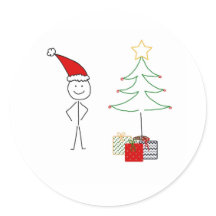 sticker festif de Noël pour cadeaux et cadeaux