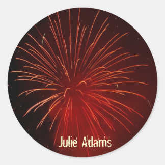 Rond Sticker Fireworks