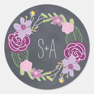 Rond Sticker Fleur Radiant Favoriser