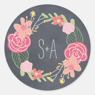 Rond Sticker Fleur Radiant Favoriser