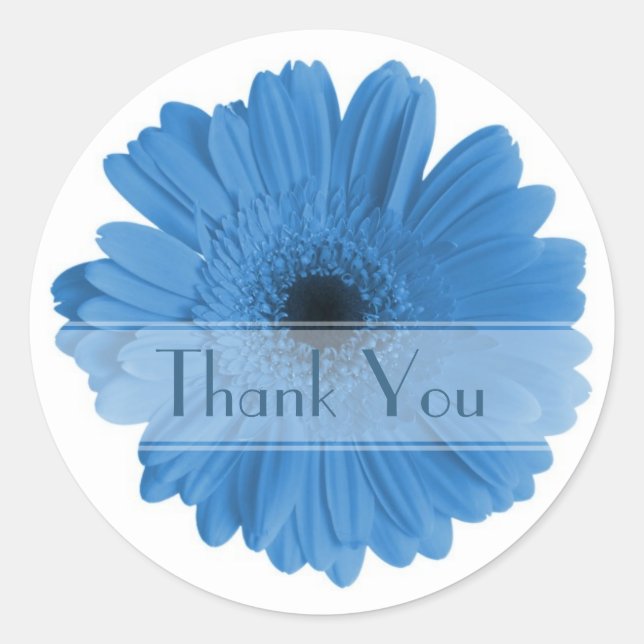 Rond Sticker floral personnalisé (Devant)