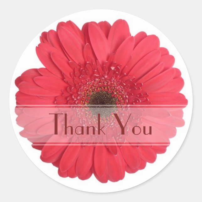 Rond Sticker floral personnalisé (Devant)