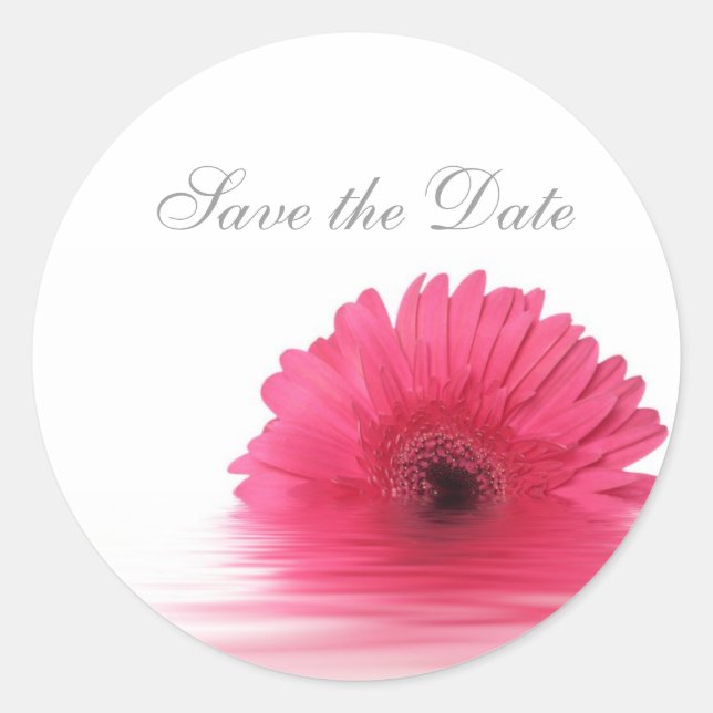 Rond Sticker floral personnalisé (Devant)