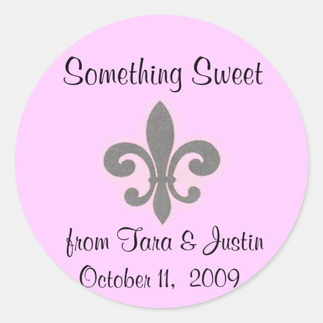 Rond Sticker Fluer di Lis Favoriser (Devant)