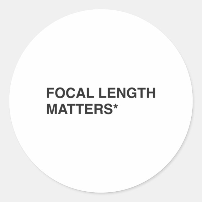 Rond Sticker Focal Lenght S (Devant)