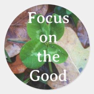 Rond Sticker 'Focus on the Good'