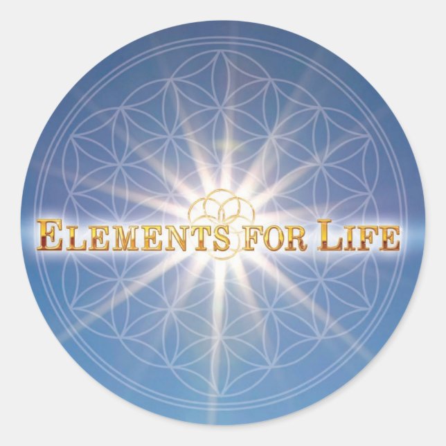Rond Sticker FOL, Eléments Pour La Vie (Devant)
