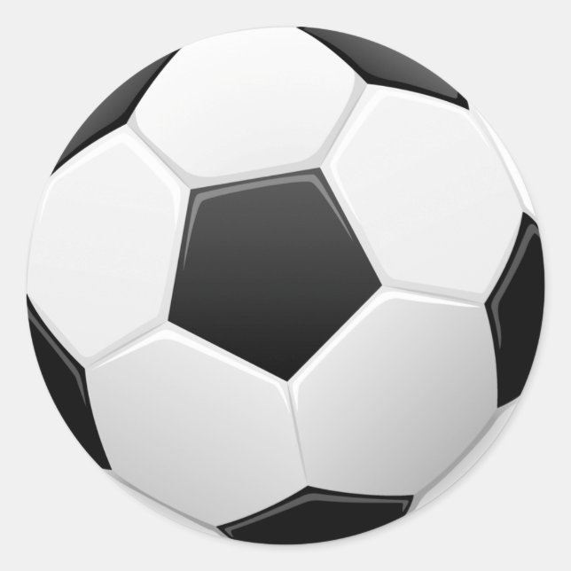Rond Sticker football de balle de football (Devant)