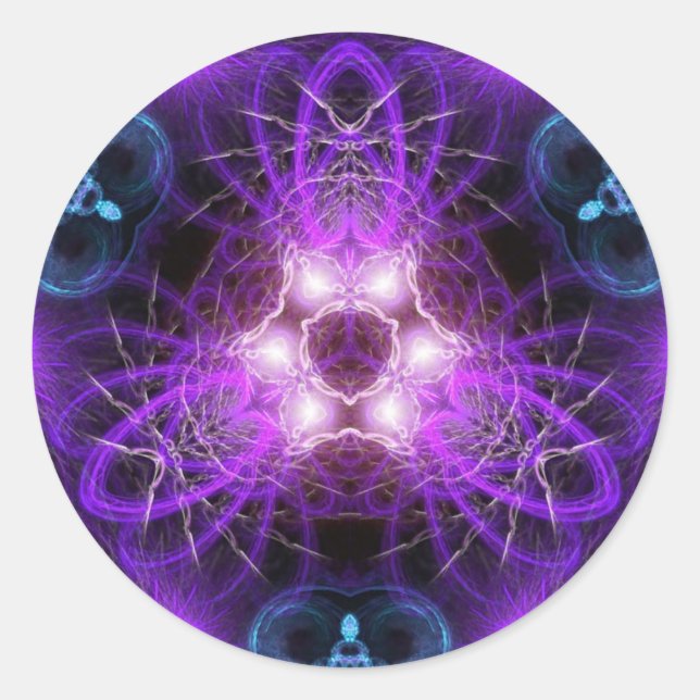 Rond Sticker FractalART 001 (Devant)