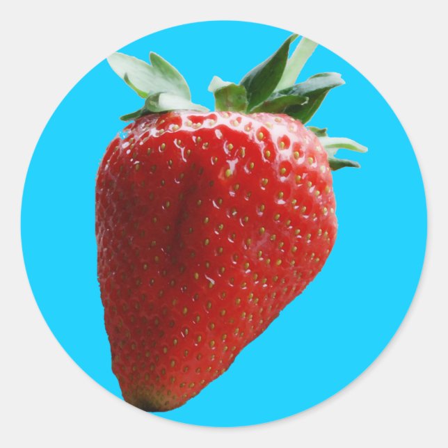 Rond Sticker fraise (Devant)