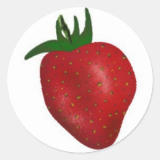 Rond Sticker fraise