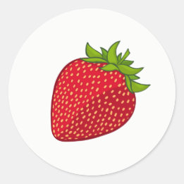 Rond Sticker fraise