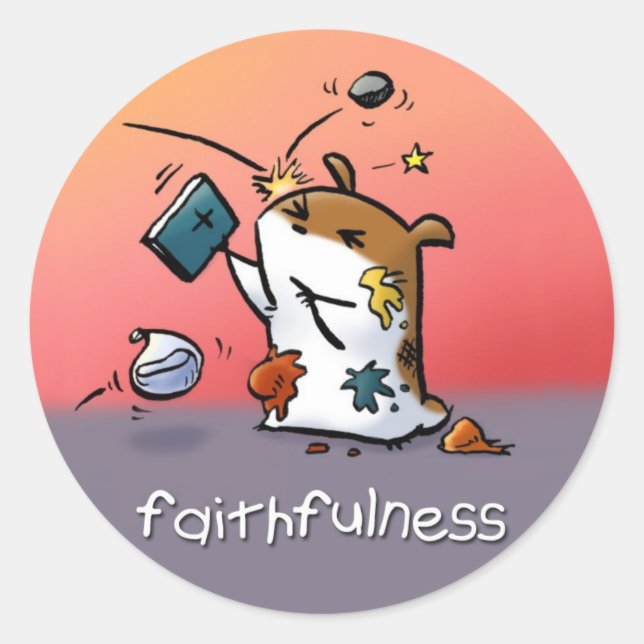 Rond Sticker Fruit of the Spirit (Faithfulness) (Devant)