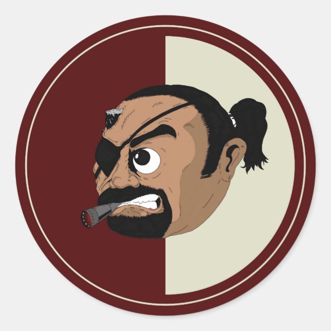 Rond Sticker "furtif" JSC (Devant)